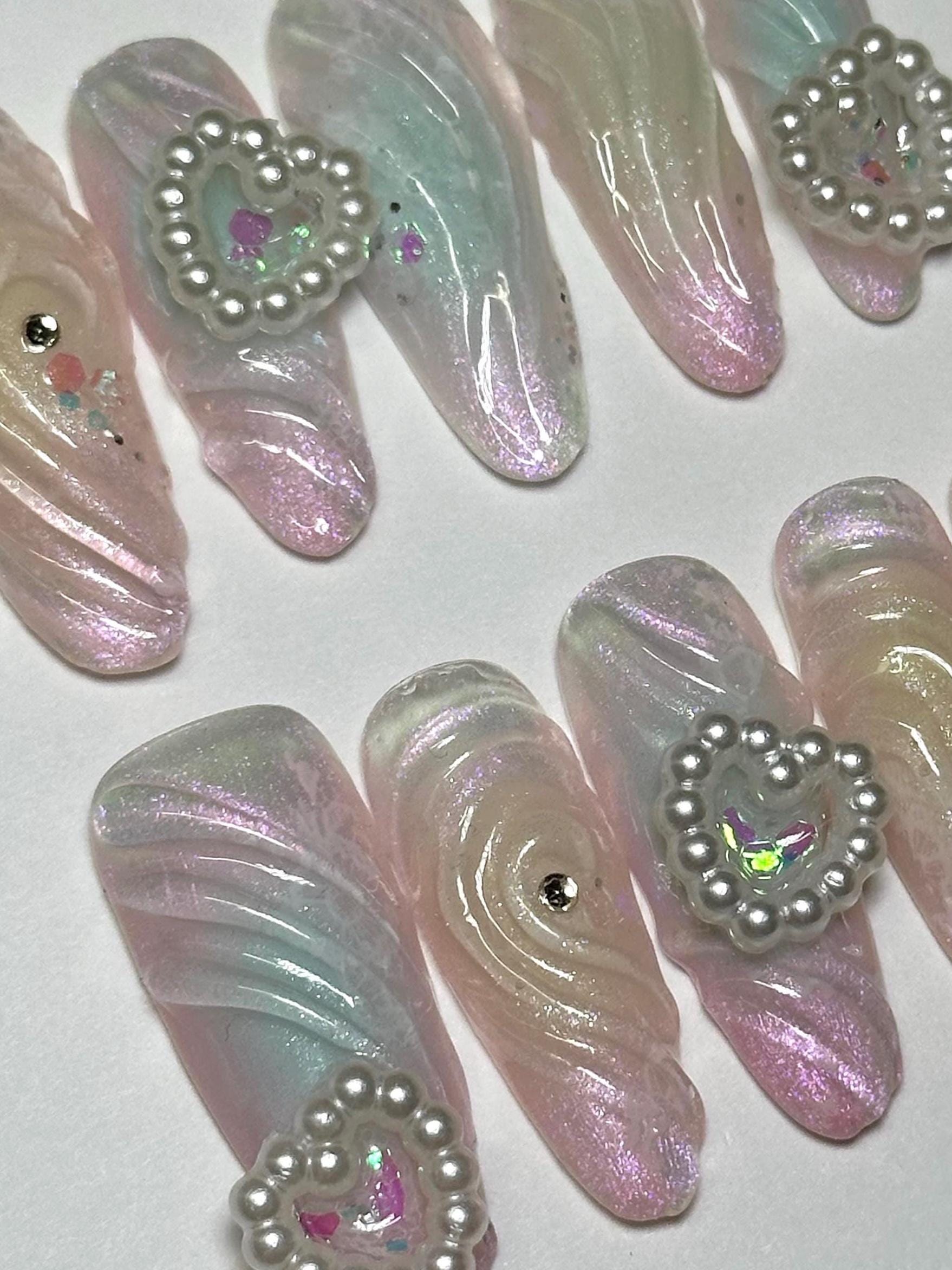 3D Fairytale-inspired Custom Press-on Nails