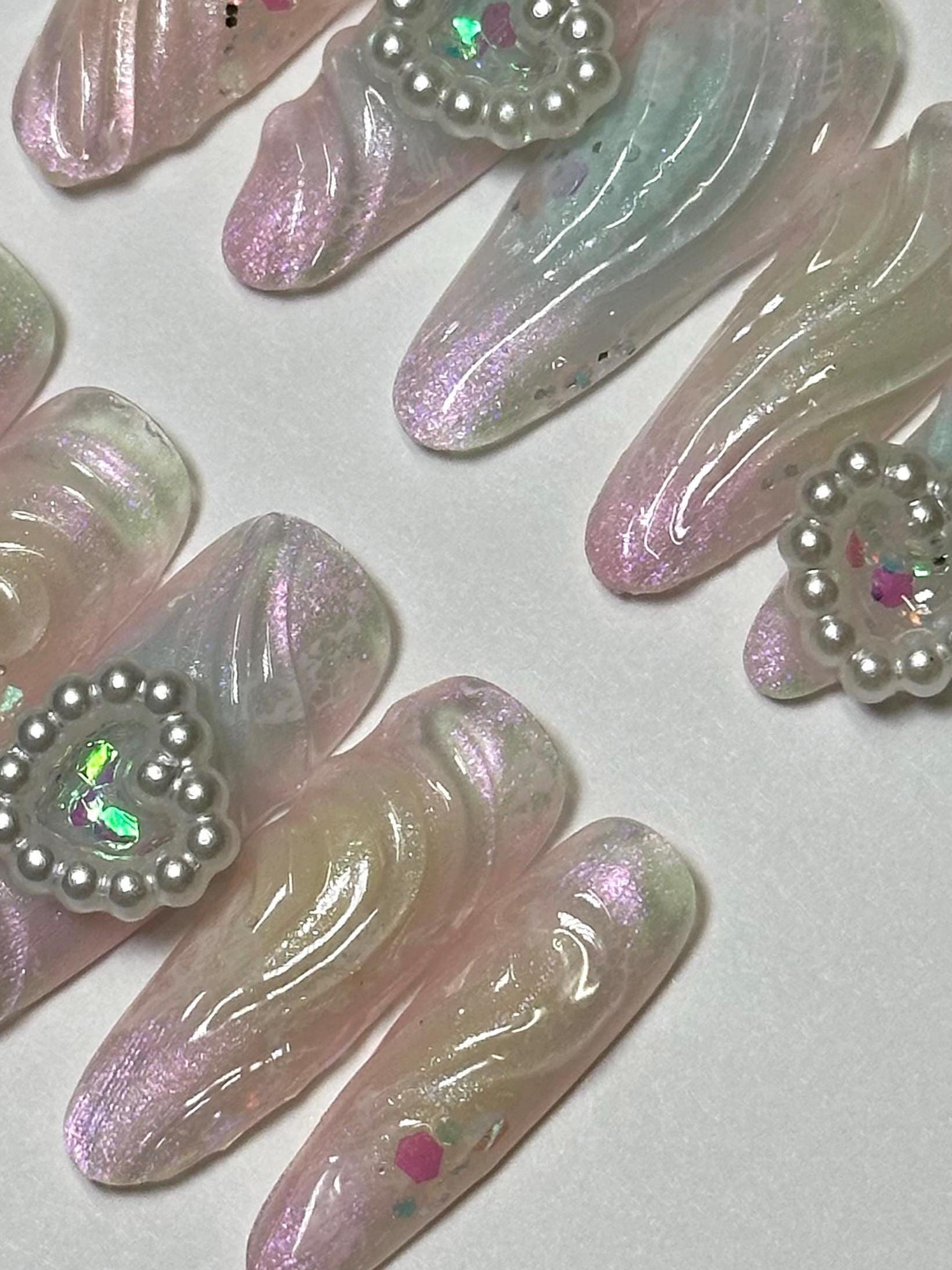 3D Fairytale-inspired Custom Press-on Nails