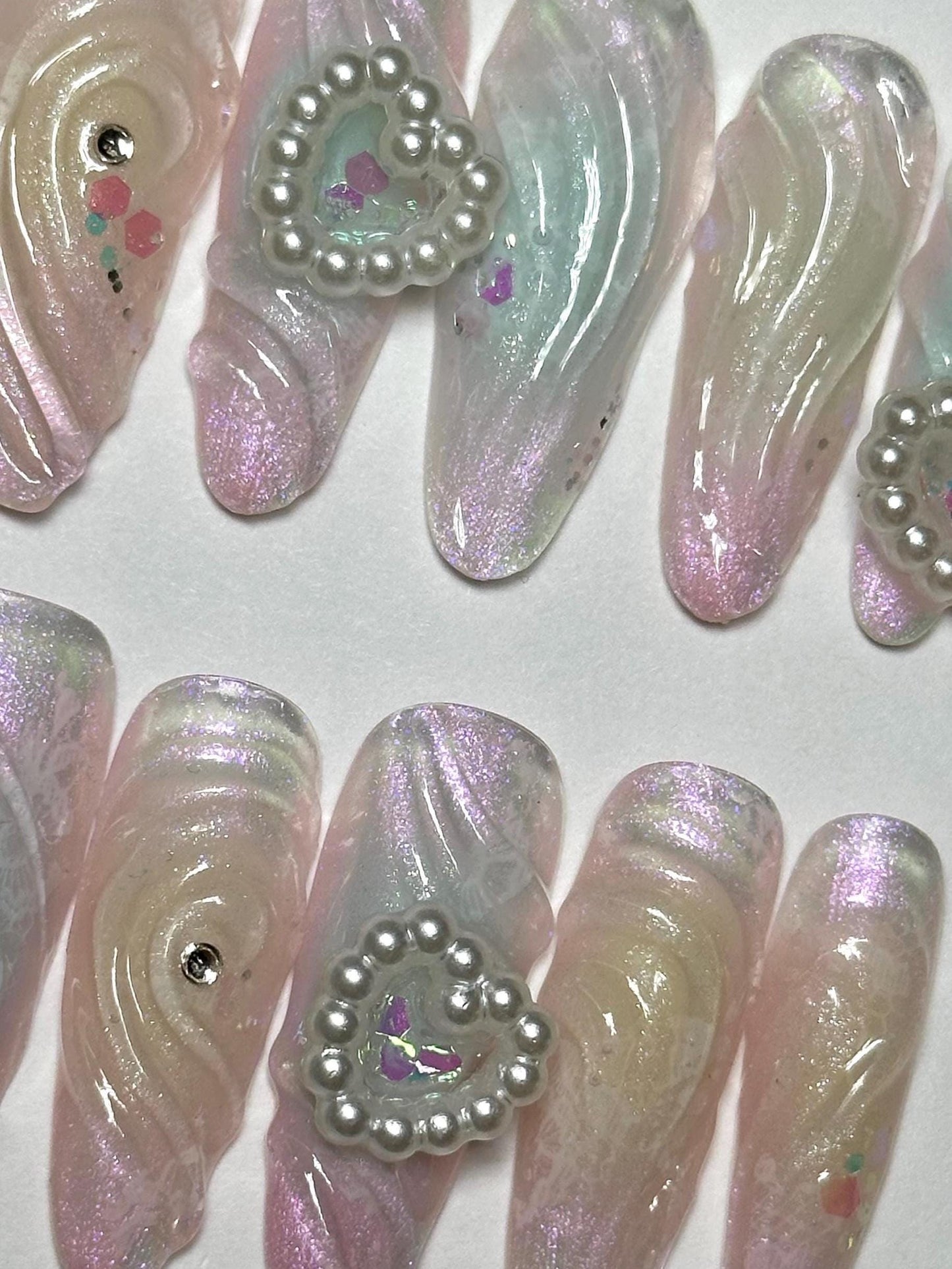 3D Fairytale-inspired Custom Press-on Nails